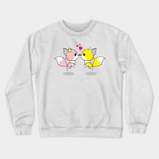 Little foxes in love. Crewneck Sweatshirt